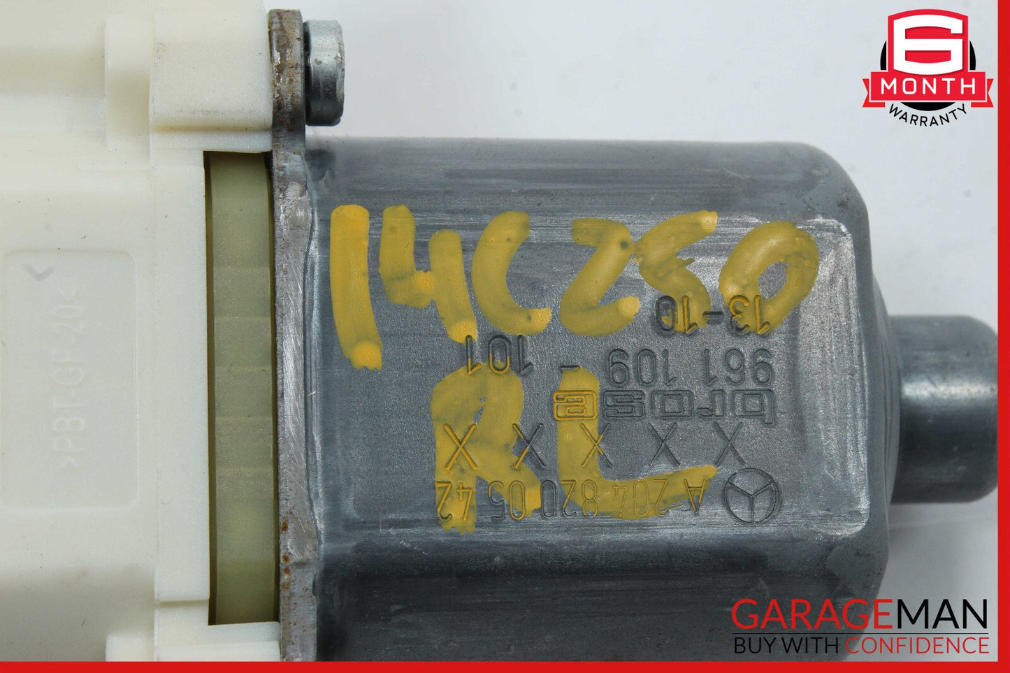 08-14 Mercedes W204 C250 C300 Rear Left Door Window Regulator Motor OEM