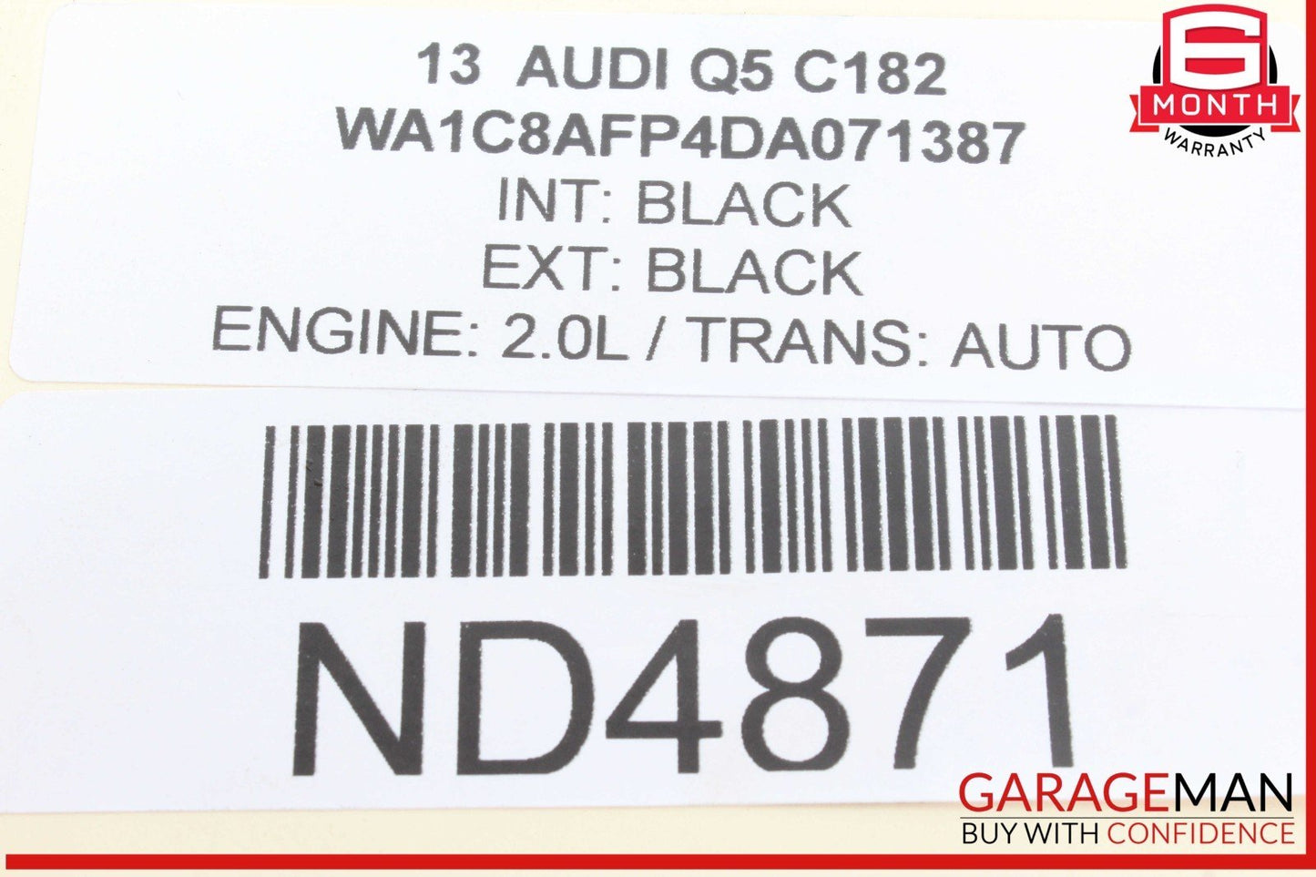 09-18 Audi Q5 A7 S4 A4 Rear Left or Right Side Lower Forward Control Arm OEM
