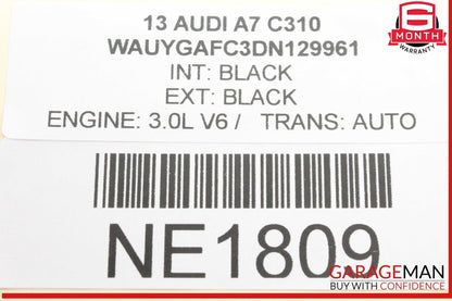 09-18 Audi A7 S4 A4 Rear Right Passenger Side Upper Control Arm 8K0505324H OEM