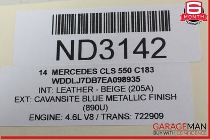 12-14 Mercedes W218 CLS550 Park Assist Parktronic Sensor Control Module OEM