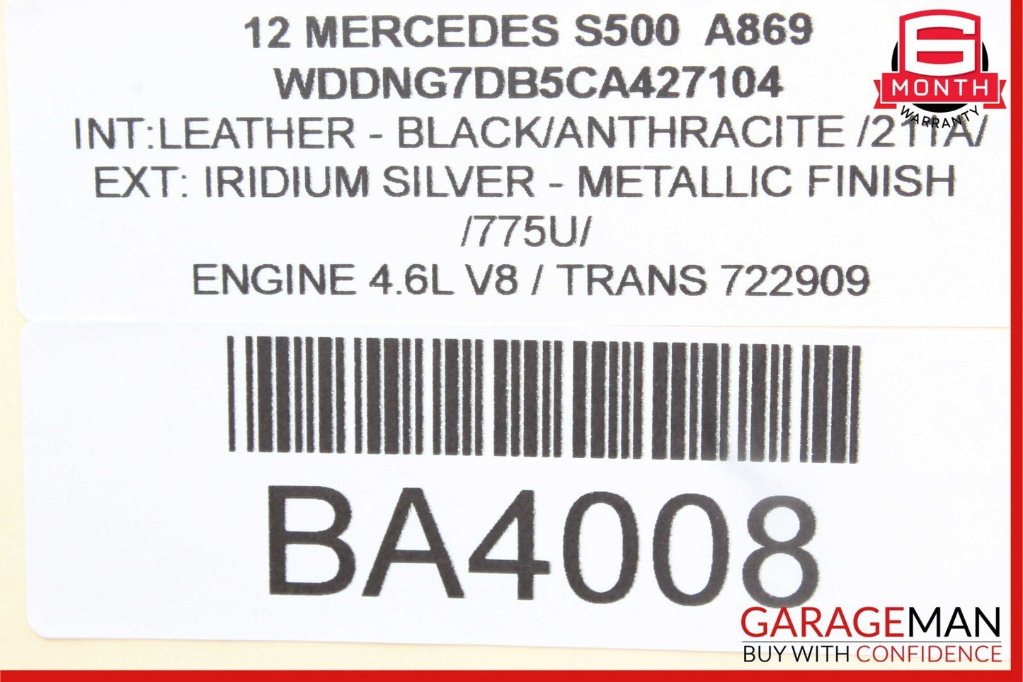 10-13 Mercedes W221 S400 S550 S63 Front Left Side Door Control Module Unit OEM