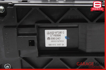 07-13 Mercedes W221 S550 S450 Rear Left or Right Window Control Switch OEM