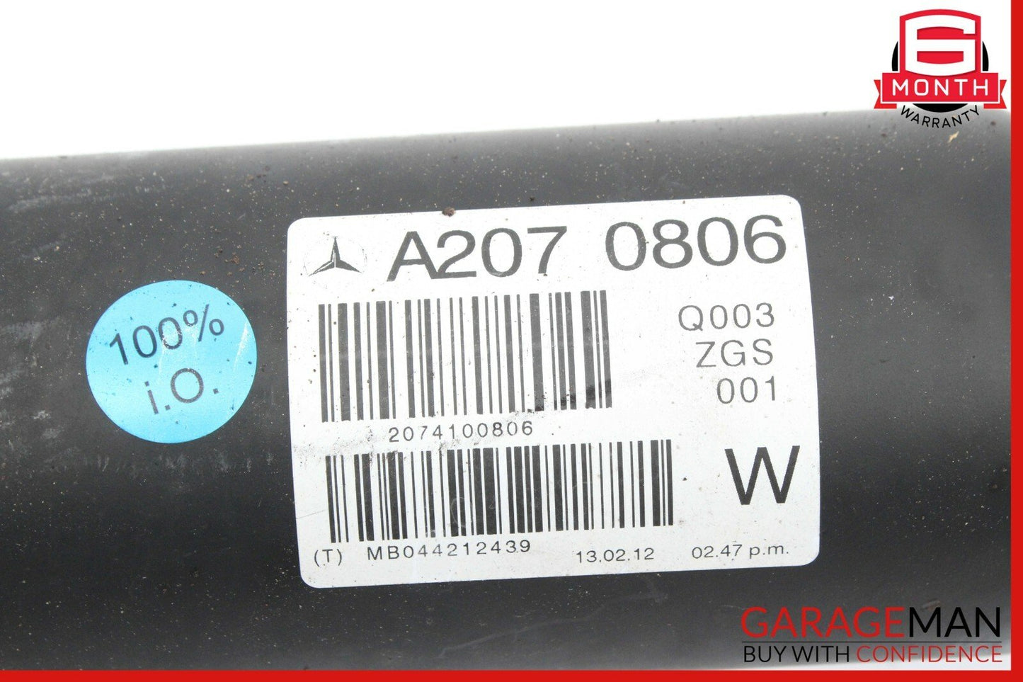 10-13 Mercedes W207 E350 E550 RWD Rear Drive Axle Shaft Driveshaft Propeller