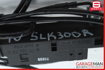 05-11 Mercedes R171 SLK300 Rear Right Convertible Top Side Trunk Lid Cylinder