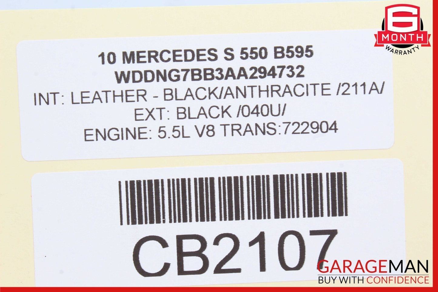 07-13 Mercedes W221 S550 Front Left Driver Side Bumper Reinforcement Bracket OEM