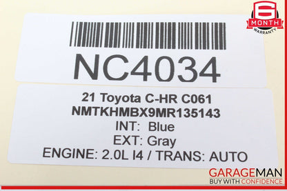 18-22 Toyota C-HR Center Console Armrest Arm Rest Blue 58912F4010 OEM