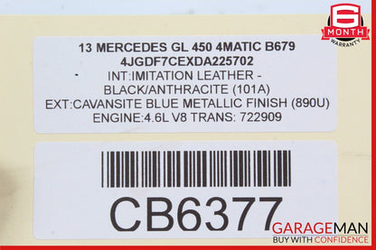 12-19 Mercedes X166 GL450 GLE350 Rear Left Side Tie Rod Upper Control Arm OEM