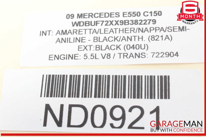 06-11 Mercedes W211 E550 CLS550 Front Right Side Exterior Door Handle OEM