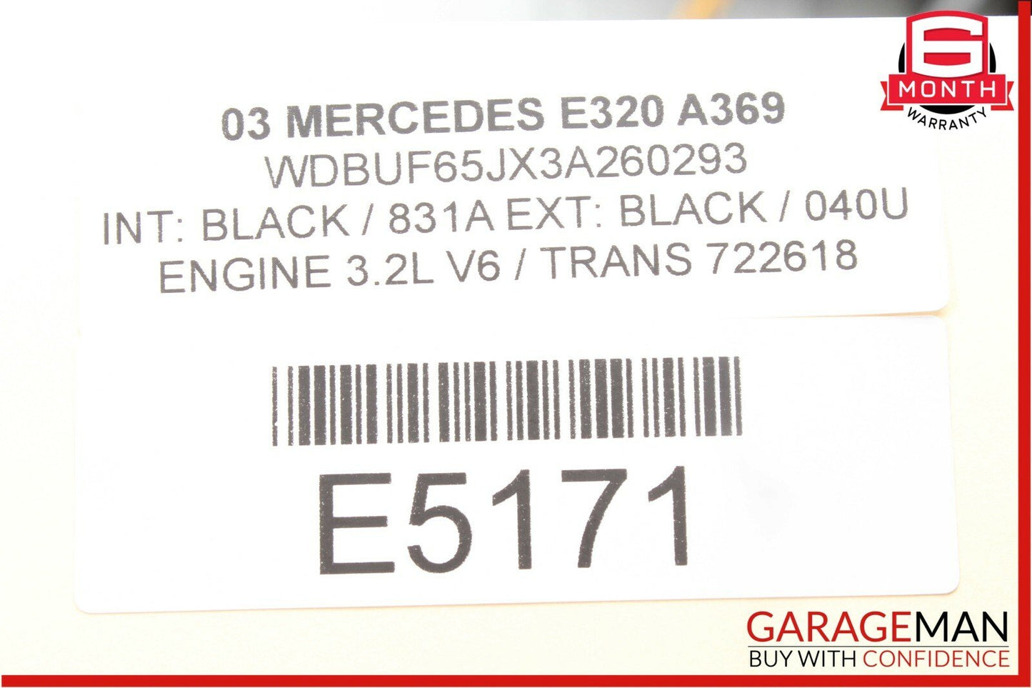 03-06 Mercedes W211 E320 E55 AMG Rear Left Driver Side Door Control Module OEM