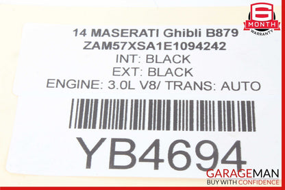 14-21 Maserati Ghibli Rear Transmission Gearbox Mount Bracket OEM