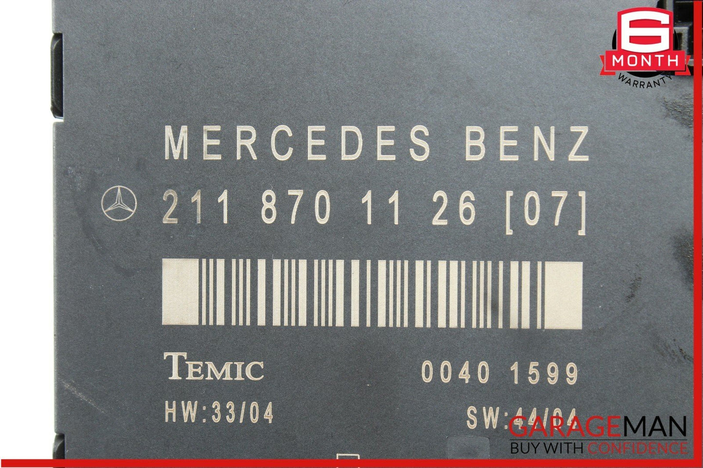 03-09 Mercedes W211 E350 E550 Front Left Driver Door Control Module OEM
