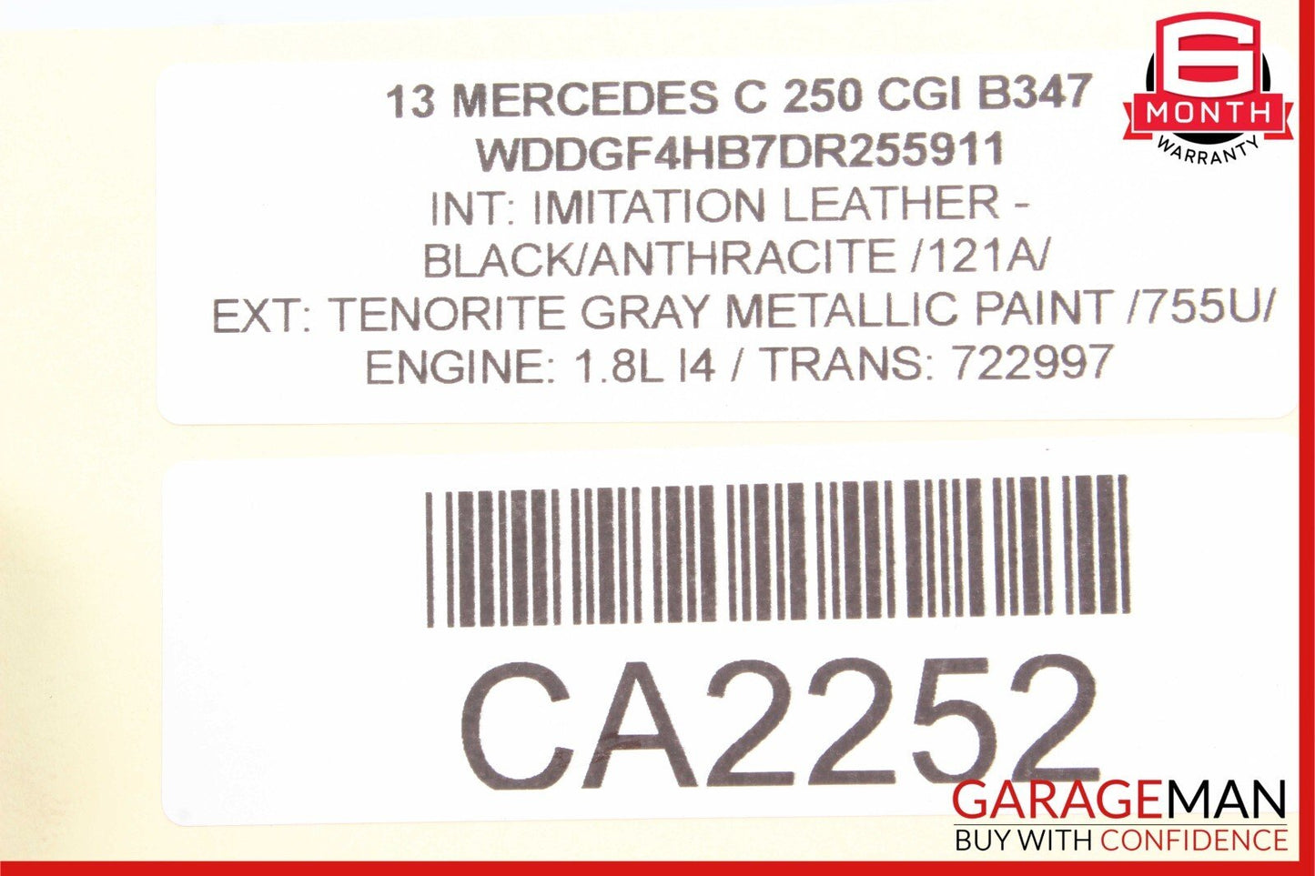 08-16 Mercedes C300 E550 C250 E63 AMG Front Left Door Window Regulator Motor