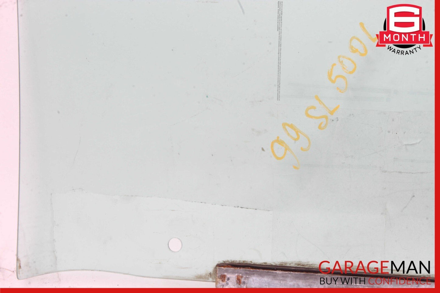 90-02 Mercedes R129 SL500 Front Left Side Door Window Auto Glass Clear OEM