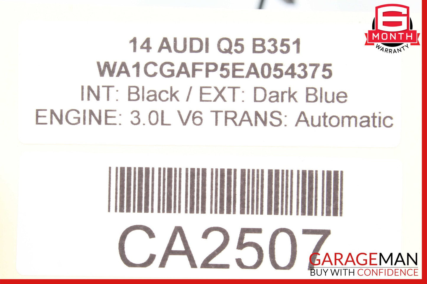 13-17 Audi Q5 Rear Right Door Actuator Door Lock Latch Actuator OEM