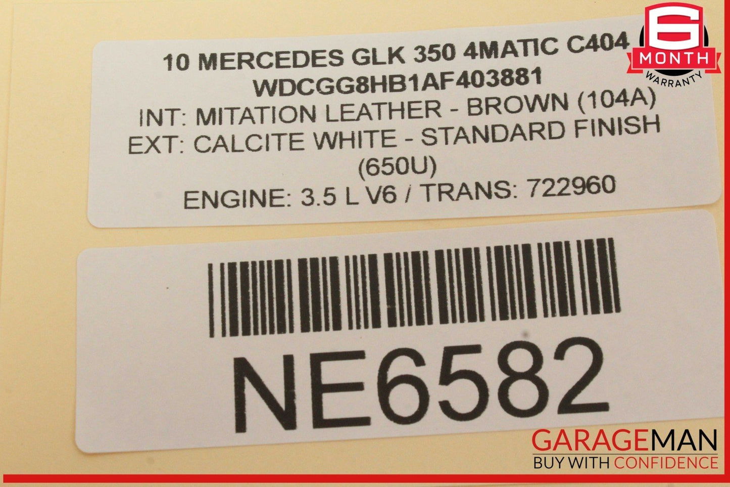 10-12 Mercedes X204 GLK350 4MATIC Floor Gear Selector Shifter Box 2042676124 OEM