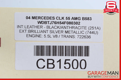 03-09 Mercedes W209 CLK55 Front Left Side Lower Suspension Control Arm OEM