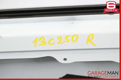 12-14 Mercedes W204 C350 Coupe Front Right Exterior Door Shell Frame Polar White