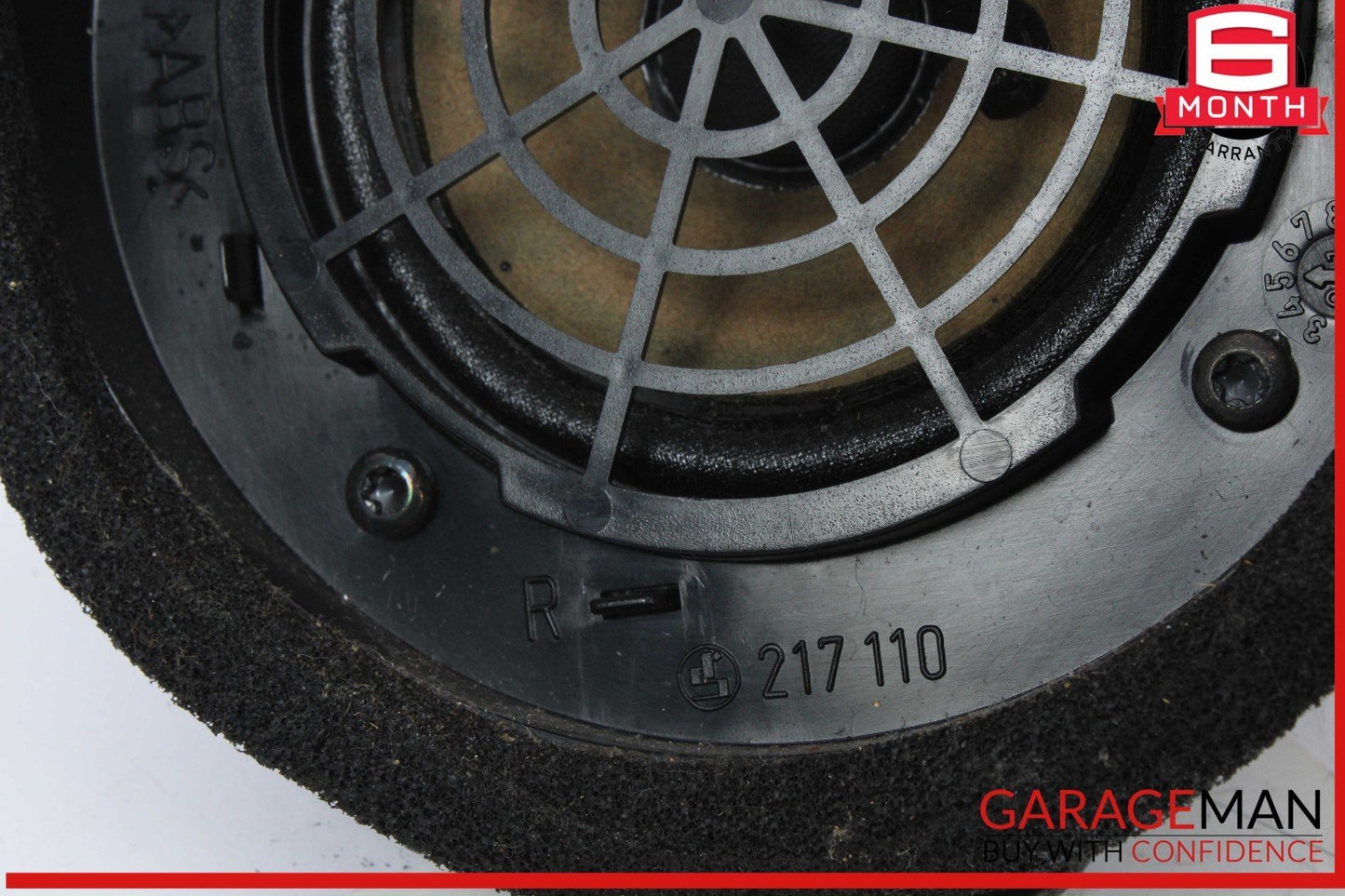96-03 Mercedes W210 E320 Rear Right & Left Side Door Sound Speakers Set OEM