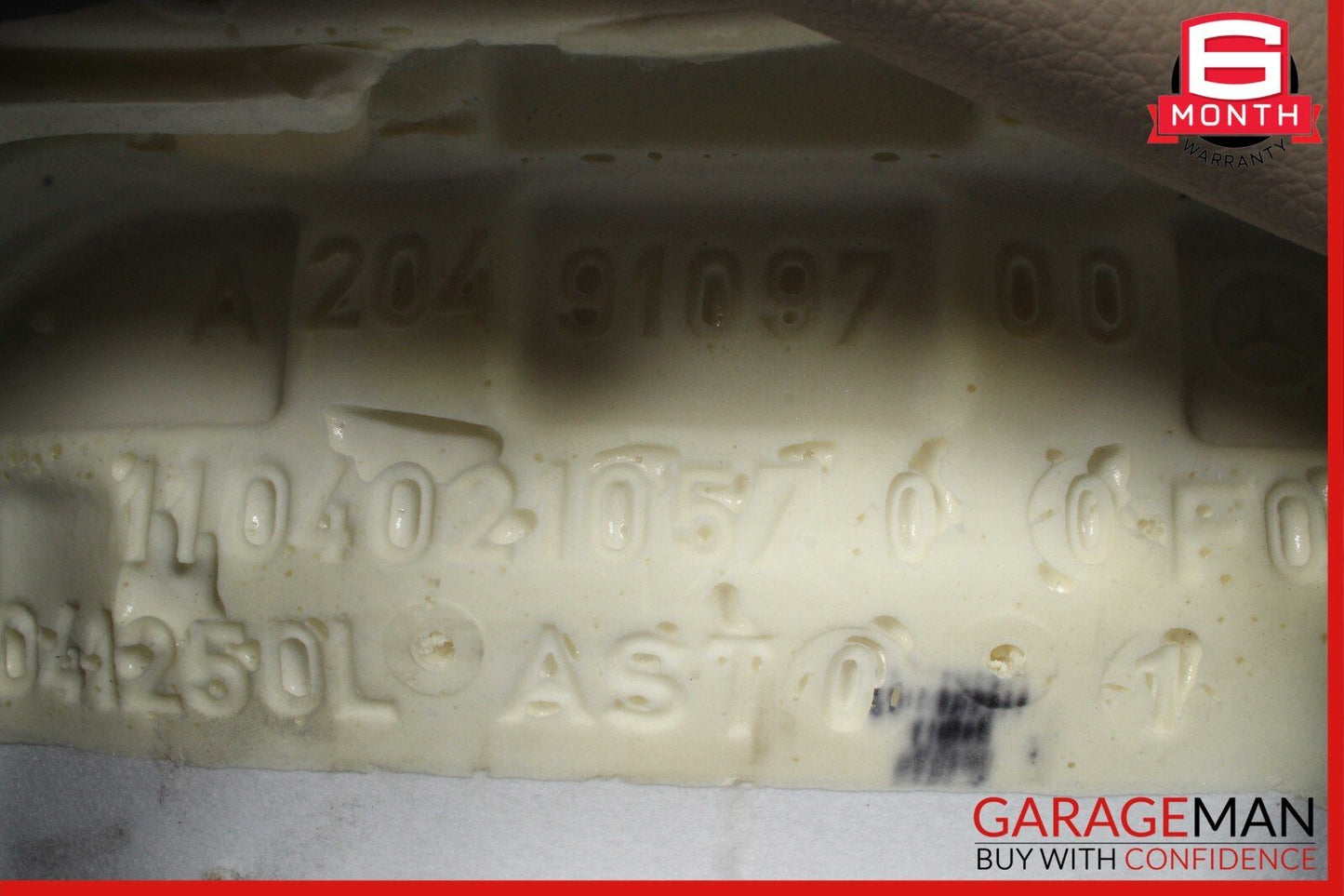 08-14 Mercedes W204 C280 C350 Sedan Front Left Side Top Upper Seat Cushion Beige