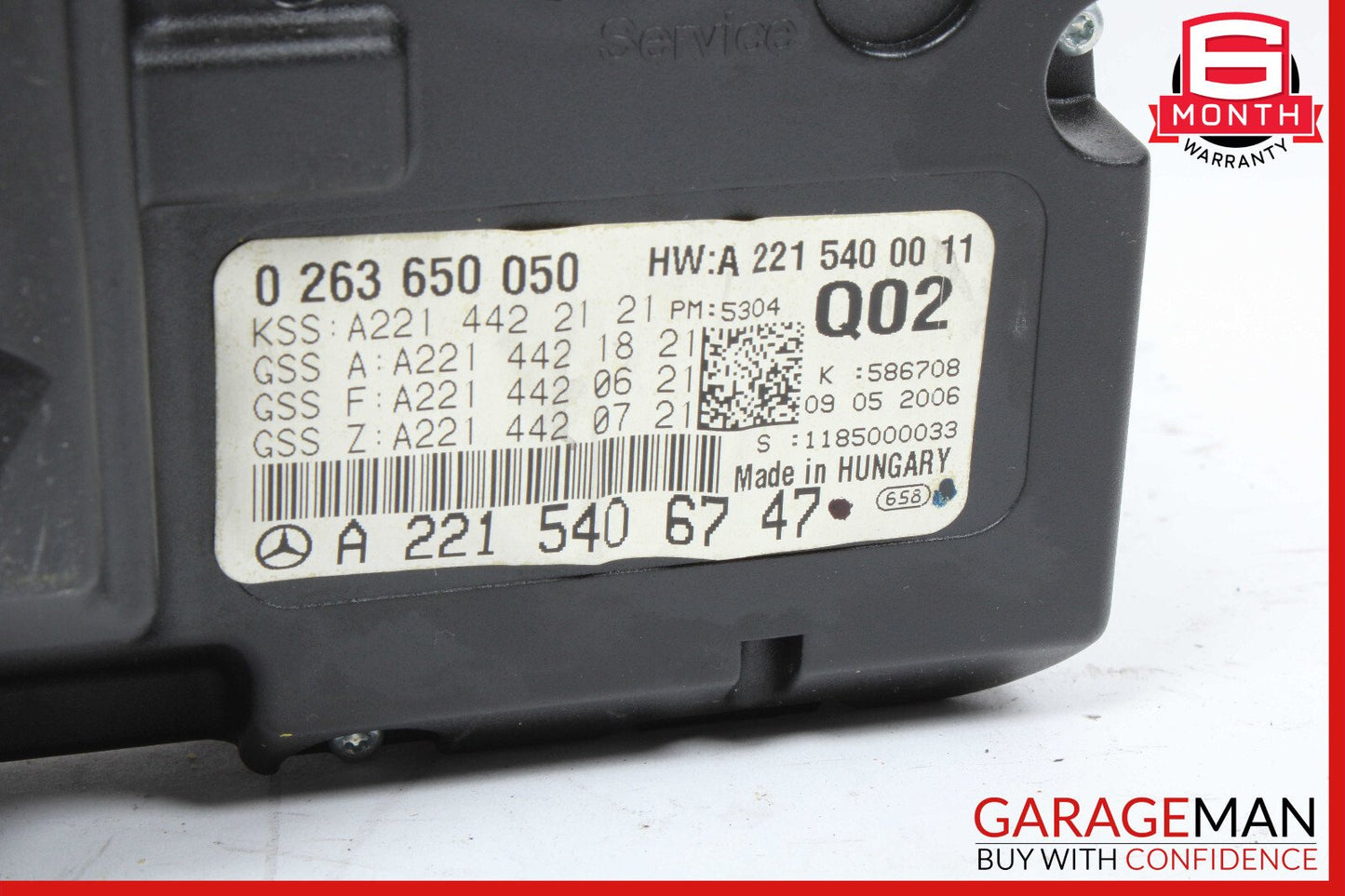 07-10 Mercedes W221 S550 CL550 CL600 Instrument Cluster Speedometer OEM