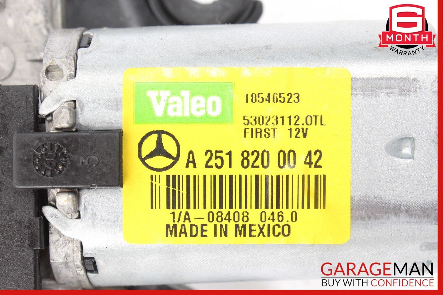 06-12 Mercedes W164 ML550 R550 ML450 Rear Windshield Glass Wiper Motor OEM