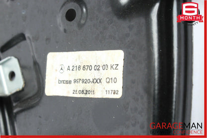 07-14 Mercedes W216 CL550 CL600 Rear Right Door Window Regulator Motor Frame