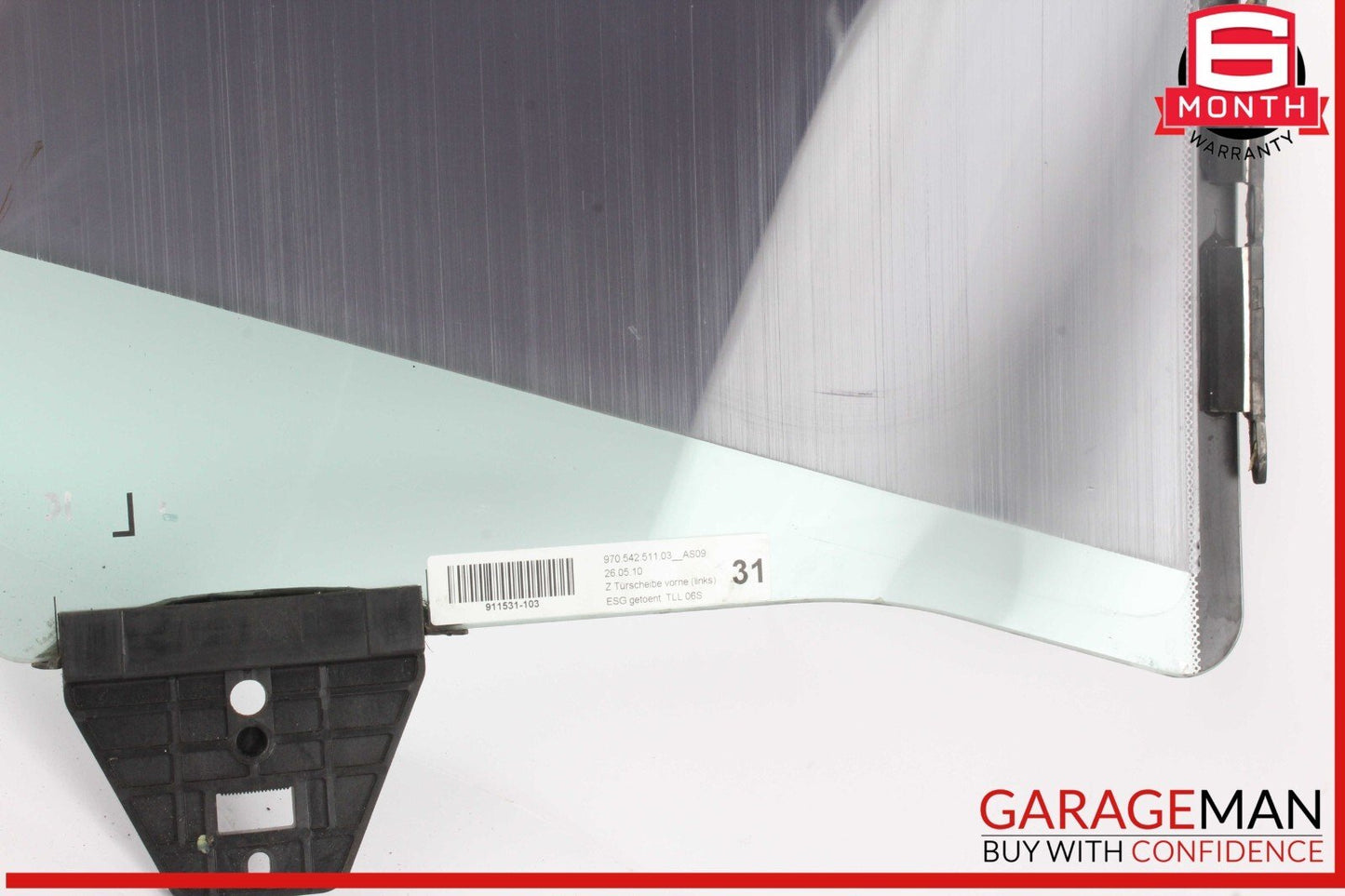 10-16 Porsche Panamera 970 Front Left Driver Side Door Window Glass OEM