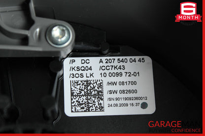 10-14 Mercedes W207 E350 Steering Column Combination Switch Gray OEM