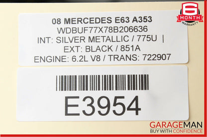 03-09 Mercedes W211 E350 E63 AMG E550 Front Right Passenger Door Control Module