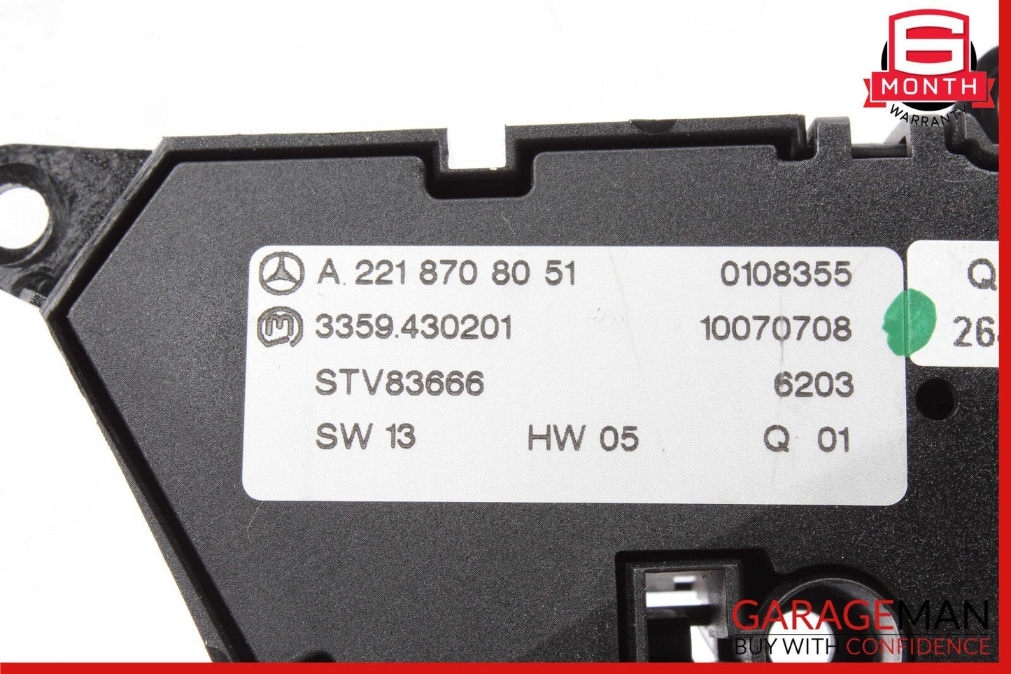 07-13 Mercedes W221 S550 S400 Rear Left Side Seat Control Memory Switch OEM
