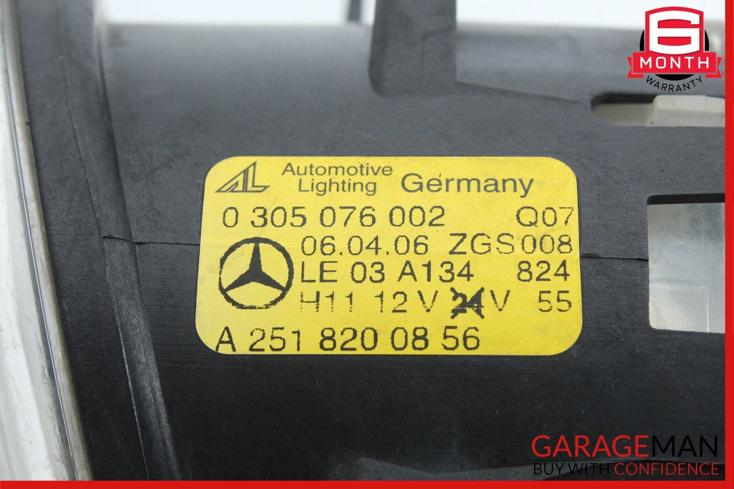 06-12 Mercedes X164 GL550 CL550 Front Right Side Bumper Fog Light Lamp OEM