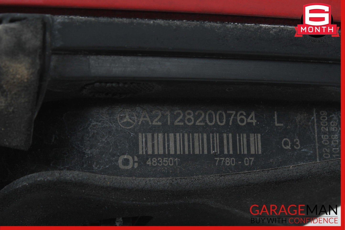 10-13 Mercedes W212 E350 E400 E63 AMG Sedan Rear Left Side Inner Tail Light Lamp