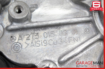 03-14 Mercedes W221 S600 S65 AMG Left Side Engine Top Upper Timing Chain Cover