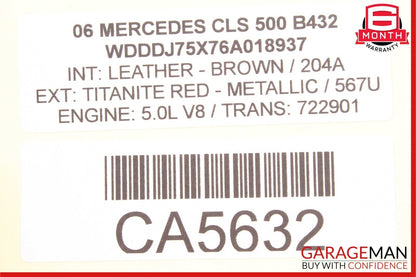 03-11 Mercedes W219 CLS500 E550 RWD Front Left Lower Rearward Control Arm OEM