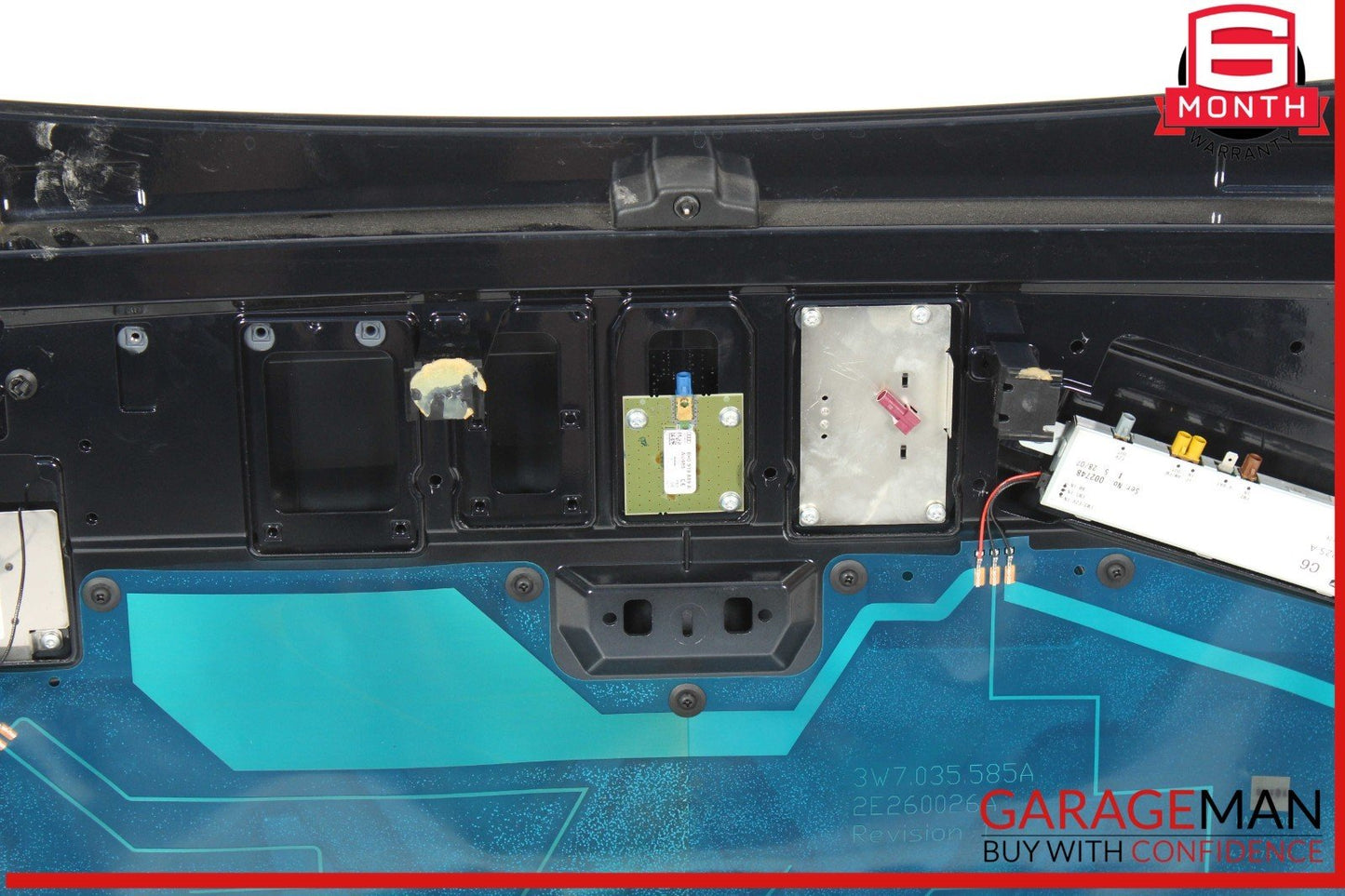 07-12 Bentley Continental GTC Convertible Trunk Lid Panel Assembly Blue OEM