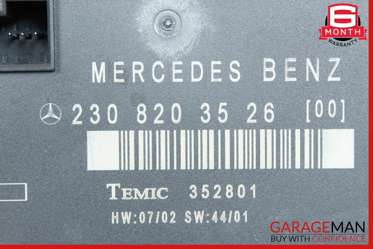 03-12 Mercedes R230 SL500 SL550 SL600 Front Left Side Door Control Module OEM