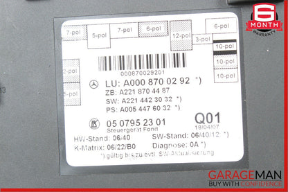 07-13 Mercedes W221 S600 S63 AMG Rear Right / Left Side Door Control Module OEM