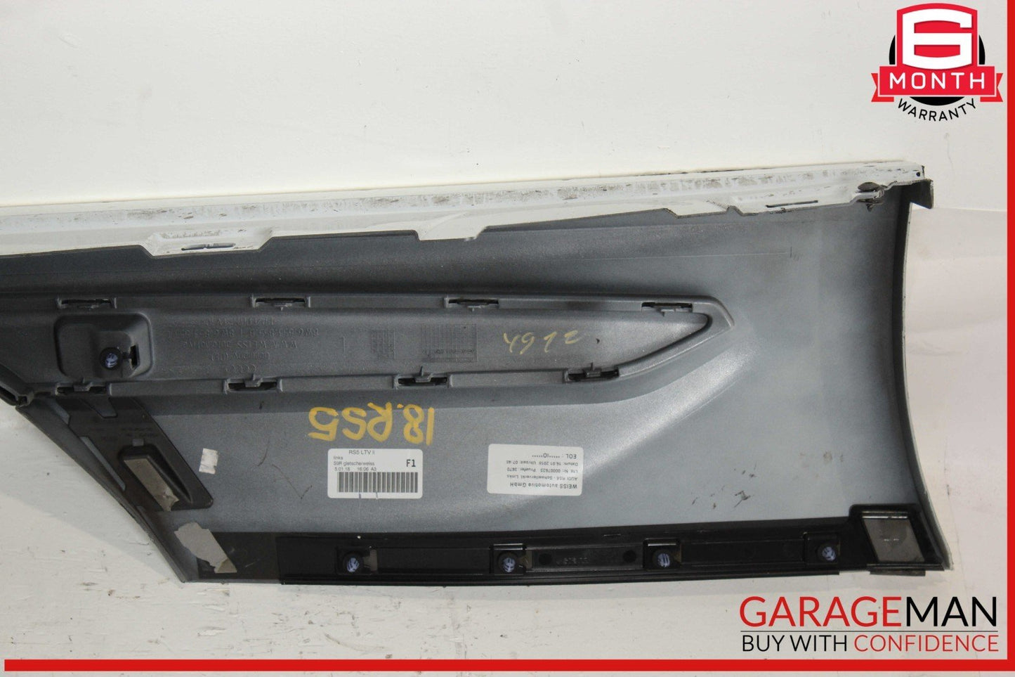 18-23 Audi RS5 Coupe Left Driver Side Skirt Rocker Panel 8W6853855B OEM