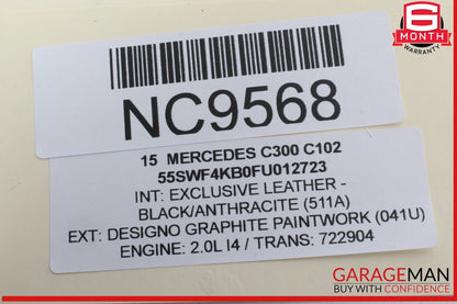 15-20 Mercedes W205 C300 GLC43 Front Left Side Seat Control Switch Module Unit