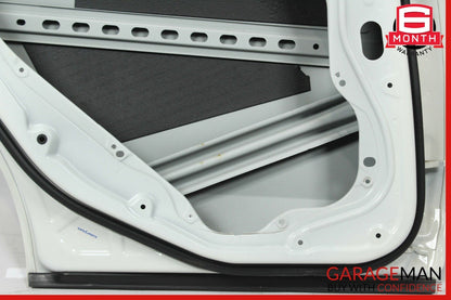 10-16 Mercedes W212 E500 Rear Left Driver Side Exterior Door Shell White OEM