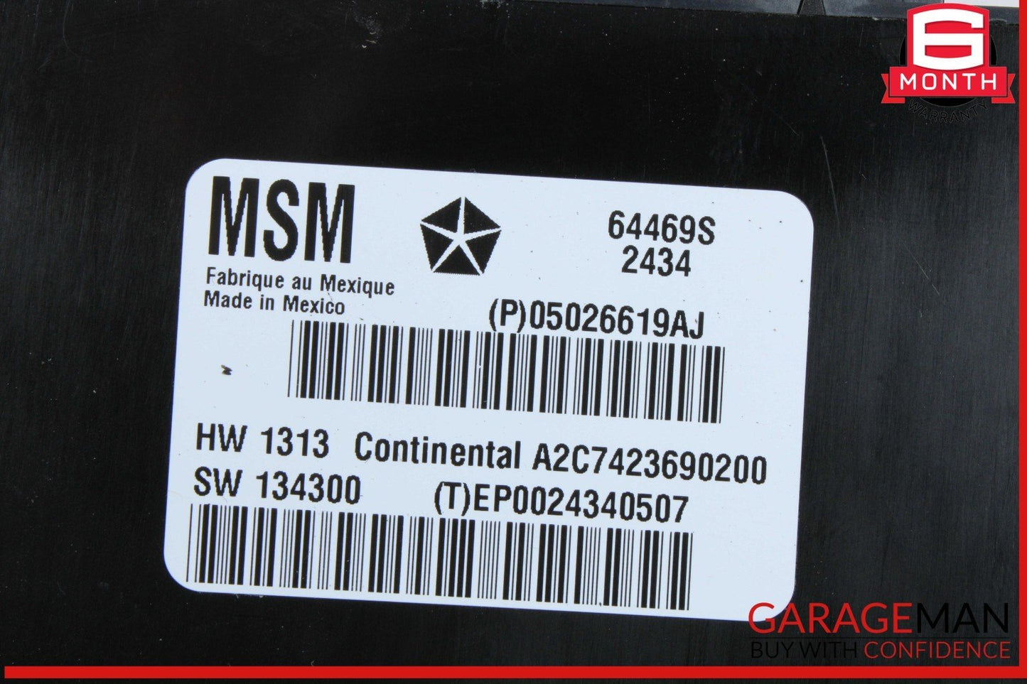 14-20 Maserati Ghibli Front Left Driver Side Seat Control Module Unit OEM