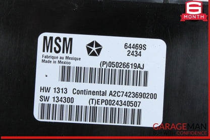 14-20 Maserati Ghibli Front Left Driver Side Seat Control Module Unit OEM
