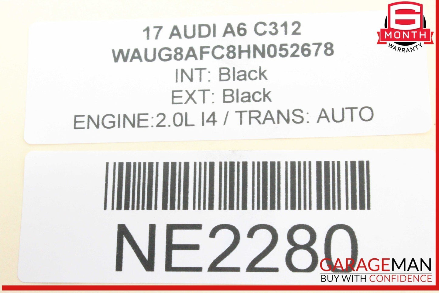 09-18 Audi A6 A7 S4 A4 Rear Left Driver Side Upper Control Arm 8K0505323H OEM