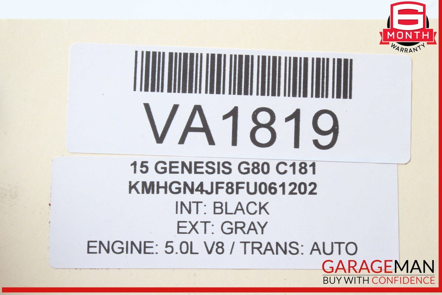 15-17 Hyundai Genesis G80 ABS Anti-Lock Brake Module Pump 58920-B1010 OEM