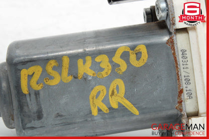 12-20 Mercedes R172 SLK350 Rear Right Side Door Window Regulator Motor Unit OEM