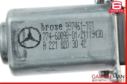 07-13 Mercedes W221 S450 S550 S63 AMG Rear Right Window Regulator Motor Unit