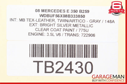 03-09 Mercedes W211 E350 E550 E320 Front Right Side Door Controller Module Unit