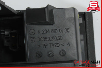 08-14 Mercedes W204 C300 4MATIC Rear Center Console Ashtray Storage Compartment