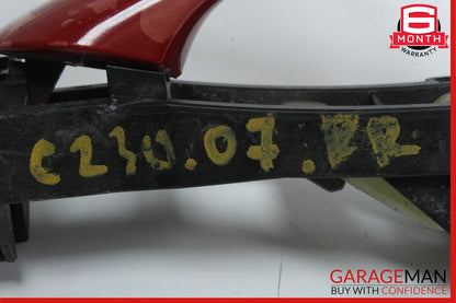 05-07 Mercedes W203 C230 C280 C320 Rear Right Side Exterior Door Handle Red OEM
