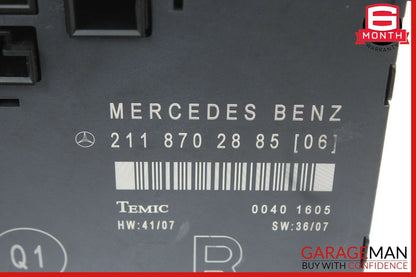 03-09 Mercedes W211 E350 E500 E550 Front Right Passenger Door Control Module OEM